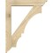 Ekena Millwork Balboa Traditional Rough Sawn Bracket w/ Offset Brace, Douglas Fir, 6"W x 30"D x 38"H BKT0604X30X38BOA01RDF - alternate 2